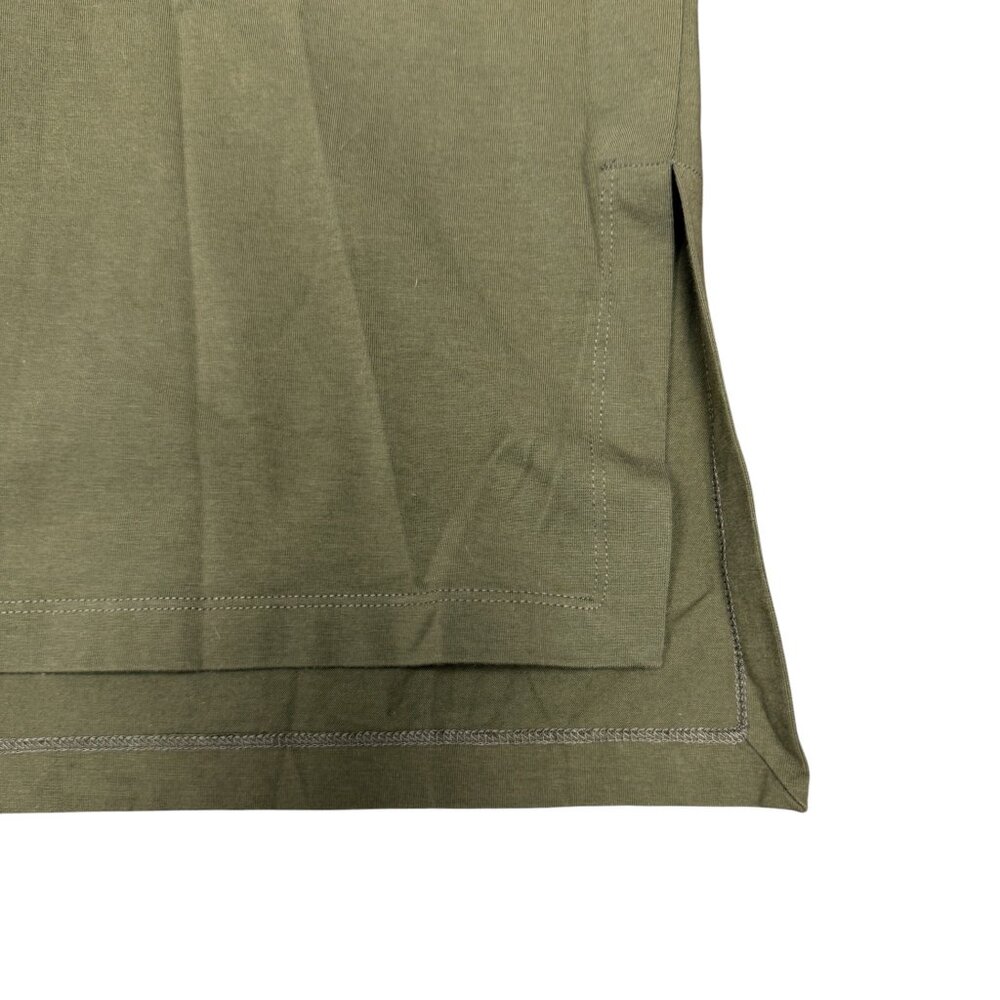 EILEEN FISHER Organic Pima Cotton Jersey T-Shirt Dress "Seaweed" F17OJ | Size L - Picture 8 of 12